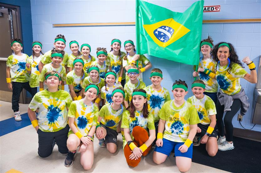 Scales Elementary students in the Fifth Grade Winter Olympics